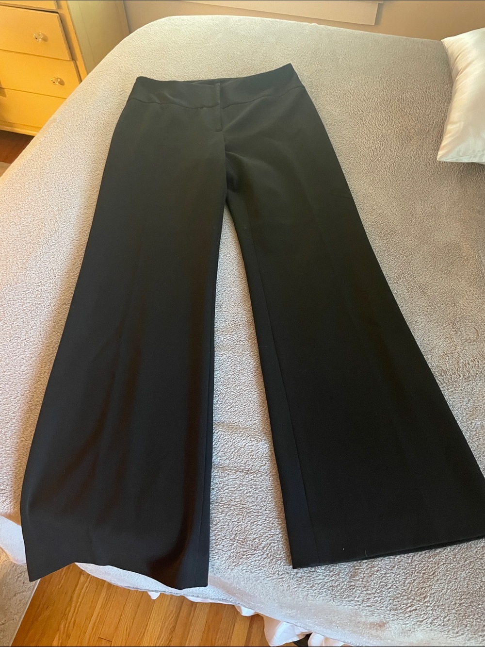 INC Baby Flare Black Dress Pants